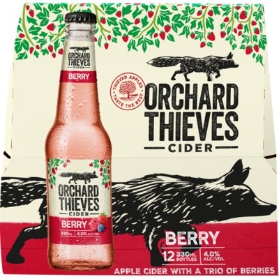 Orchard Thieves Berry Cider Bottles