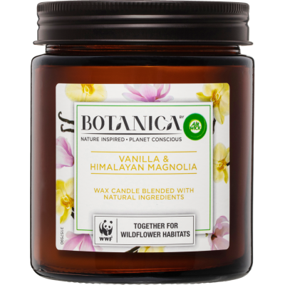 Botanica Vanilla & Himalayan Magnolia Wax Candle