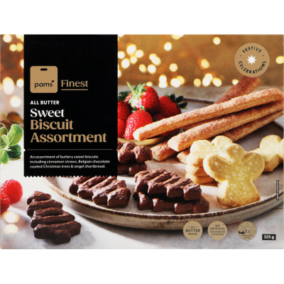 Pams Finest All Butter Sweet Biscuit Assortment