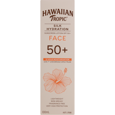 Hawaiian Tropic Silk Hydration Free Sunscreen Lotion SPF50+