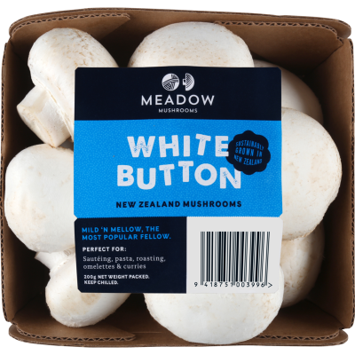 Meadow Mushrooms White Button New Zealand Mushrooms