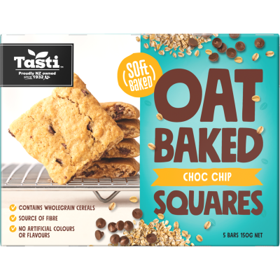 Tasti Choc Chip Oat Baked Squares