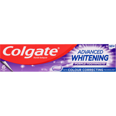 Colgate Advanced Whitening Purple Toothpaste