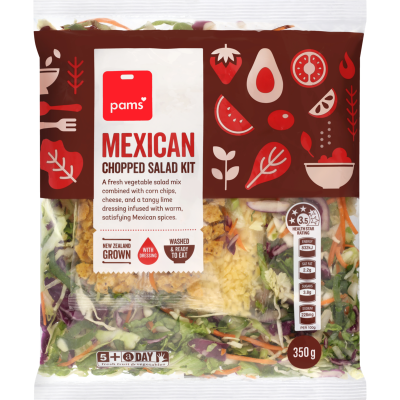 Pams Mexican Chopped Salad Kit
