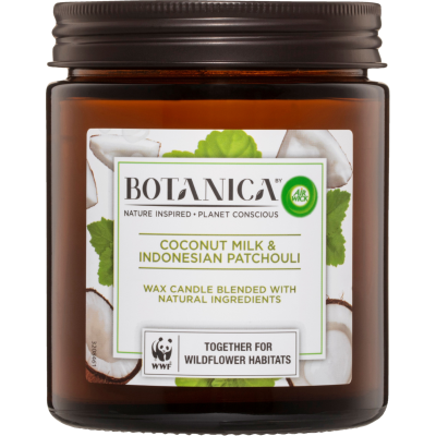 Botanica Coconut Milk & Patchouli Scented Candle