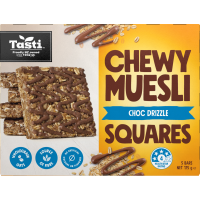 Tasti Choc Drizzle Chewy Muesli Squares